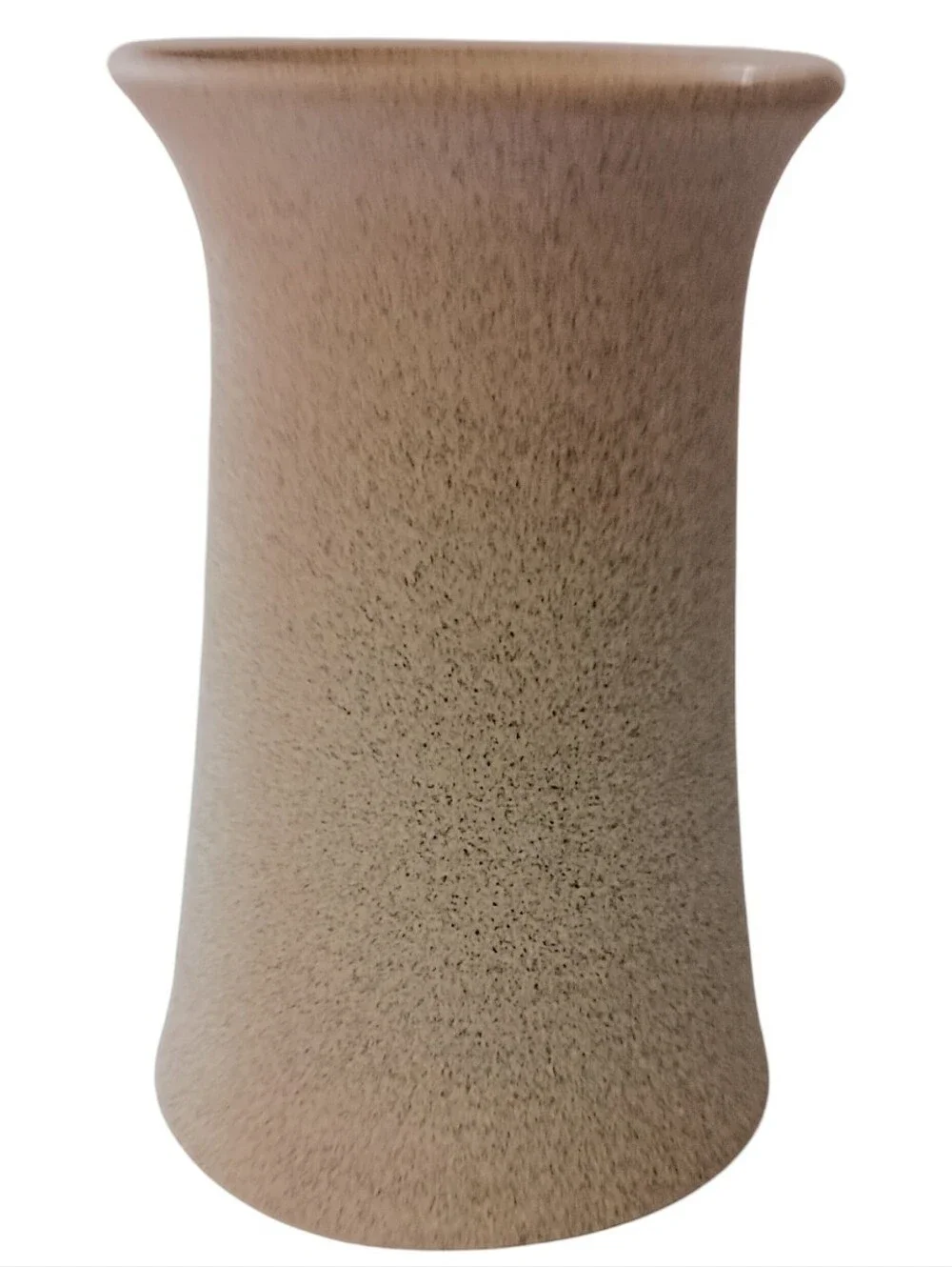Vtg Mattison Studio Pottery Vase Wheat Grass Neutral Organic Wabi Sabi Farmhouse